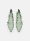 PEDRO Studio Amerie Leather Mary Janes - Light Green