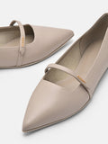 PEDRO Studio Amerie Leather Mary Janes - Taupe