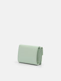 PEDRO Studio Leather Tri-Fold Wallet - Light Green