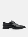 PEDRO Altitude Lightweight Leather Brogue Derby Shoes - Black