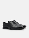 PEDRO Altitude Lightweight Leather Brogue Derby Shoes - Black