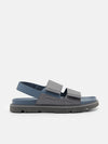 PEDRO Backstrap Velcro Sandals - Dark Grey