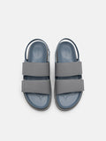 PEDRO Backstrap Velcro Sandals - Dark Grey