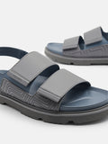 PEDRO Backstrap Velcro Sandals - Dark Grey