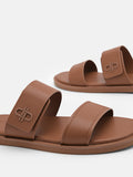 PEDRO Icon Slide Sandals - Cognac