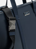 PEDRO Men Allen Leather Briefcase - Navy