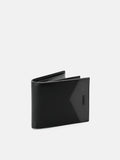 PEDRO Leather Bi-Fold Flip Wallet - Black