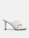 PEDRO Icon Leather Heel Sandals - Chalk