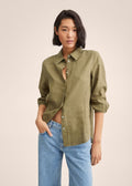 MANGO WOMEN SHIRT LINO