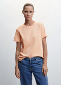 MANGO WOMEN T-SHIRT BERRY-21