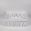 1NOM Dots Hollow Out Storage Basket - M - White