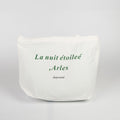 1NOM Lettered Horizontal Shopping Bag - White