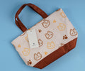 1NOM Print Colour Block Lunch Bag - Brown