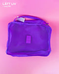 1NOM Travel Storage Bag Set - 5 Pcs - Purple