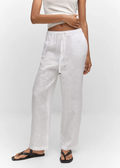 MANGO WOMEN TROUSERS LINEN  01