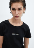 MANGO WOMEN T-SHIRT MANGOLOG - 99