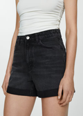 MANGO WOMEN MOM80 SHORTS