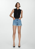 MANGO WOMEN MOM80 SHORTS