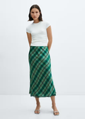 MANGO WOMEN WOMENSKIRT SCOT