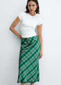 MANGO WOMEN WOMENSKIRT SCOT