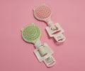 1NOM Hair Brush Comb Multiple Styles Green Abs Nylon Hairbrush