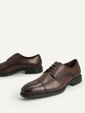 PEDRO Men Altitude Leather Toe Derby Shoes - Brown