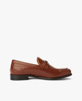 PEDRO Men Leather Horsebit Loafers - Brown