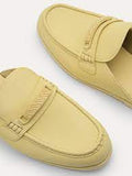 PEDRO Horsebit Mule Loafers - Light Yellow