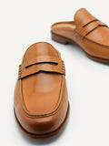 PEDRO Men Blake Leather Slip-On Loafers - Camel