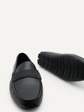 PEDRO Men Pascal Leather Moccasins - Black