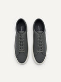 PEDRO Men Icon Ridge Court Sneakers - Dark Grey