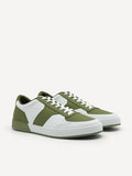 PEDRO Men Mono Stride Court Sneakers - Military Green