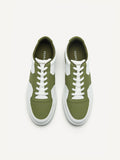 PEDRO Men Mono Stride Court Sneakers - Military Green