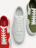 PEDRO Men Mono Stride Court Sneakers - Military Green