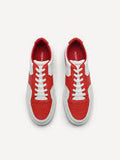 PEDRO Mono Stride Court Sneaker - Red