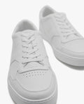 PEDRO Men Mono Stride Court Sneakers - White