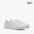 PEDRO Men Mono Stride Court Sneakers - White