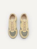 PEDRO Men Track Low Top Sneakers - Light Yellow