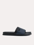 PEDRO Men Padded Slides - Navy