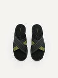 PEDRO Flex Slide Sandals - Black