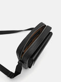 PEDRO Men Leather Crossbody Bag - Black