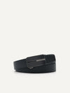 PEDRO Embossed Leather Automatic Belt - Black