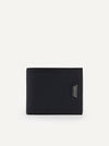 PEDRO Embossed Leather Bi-Fold Wallet with Insert - Black