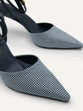 PEDRO Women Studio Joan Woven Pumps - Navy