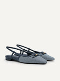 PEDRO Women Studio Kate Woven Ballerina Flats - Navy