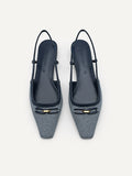 PEDRO Women Studio Kate Woven Ballerina Flats - Navy