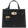 PEDRO Leather Small Top Handle Bag - Black