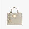 PEDRO Leather Small Top Handle Bag - Taupe