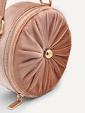 PEDRO Lyra Round Shoulder Bag - Nude