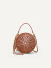 PEDRO Lyra Round Shoulder Bag - Nude